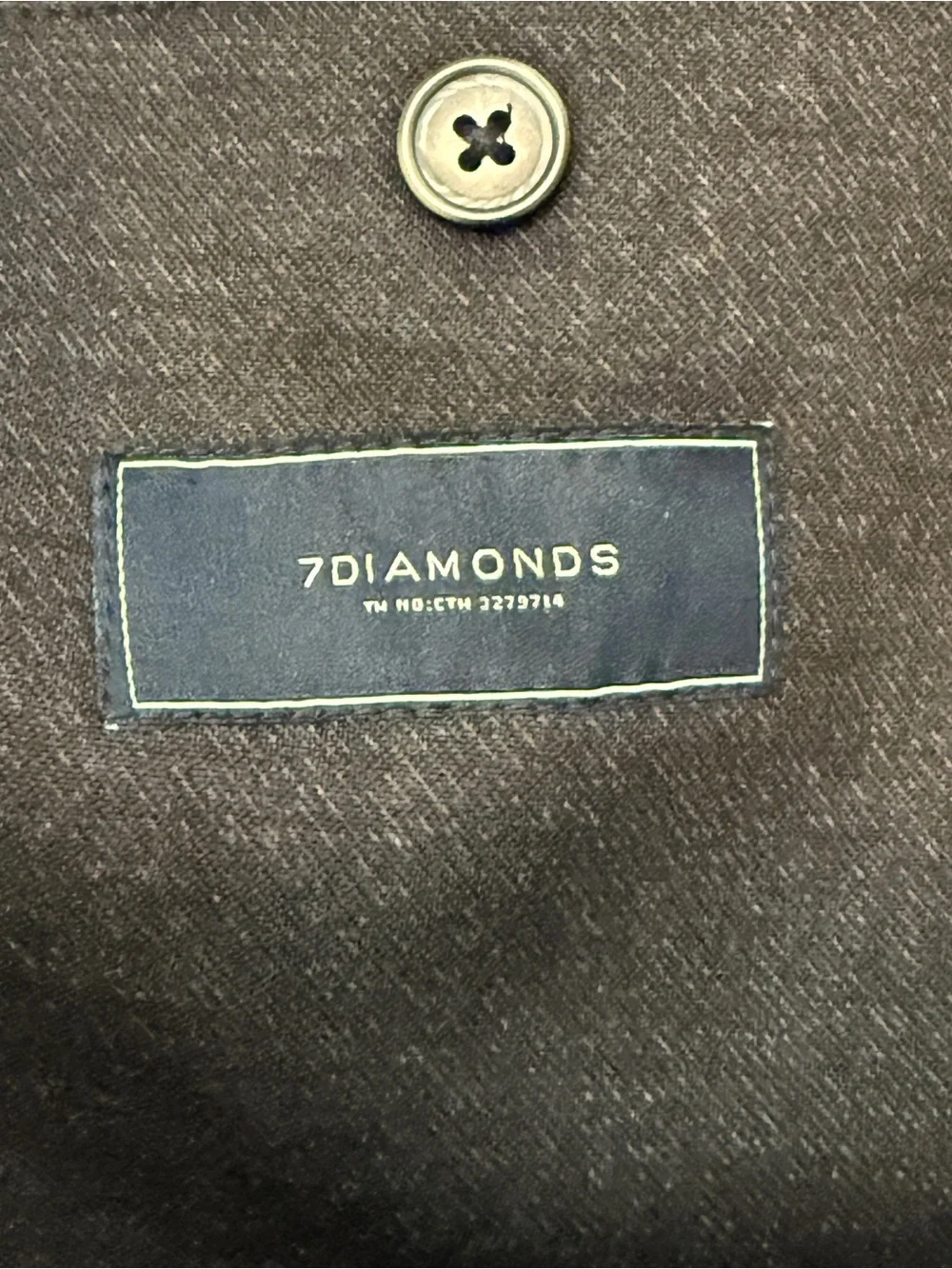 7Diamonds Mendocino Blazer Men’s XL Charcoal Gray Stretch Sport Coat Jacket